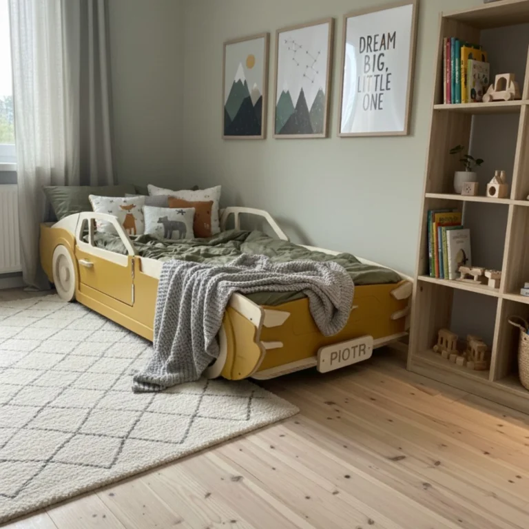 Łóżko-dziecięce-auto-Muscle-Premium-pokoj-1